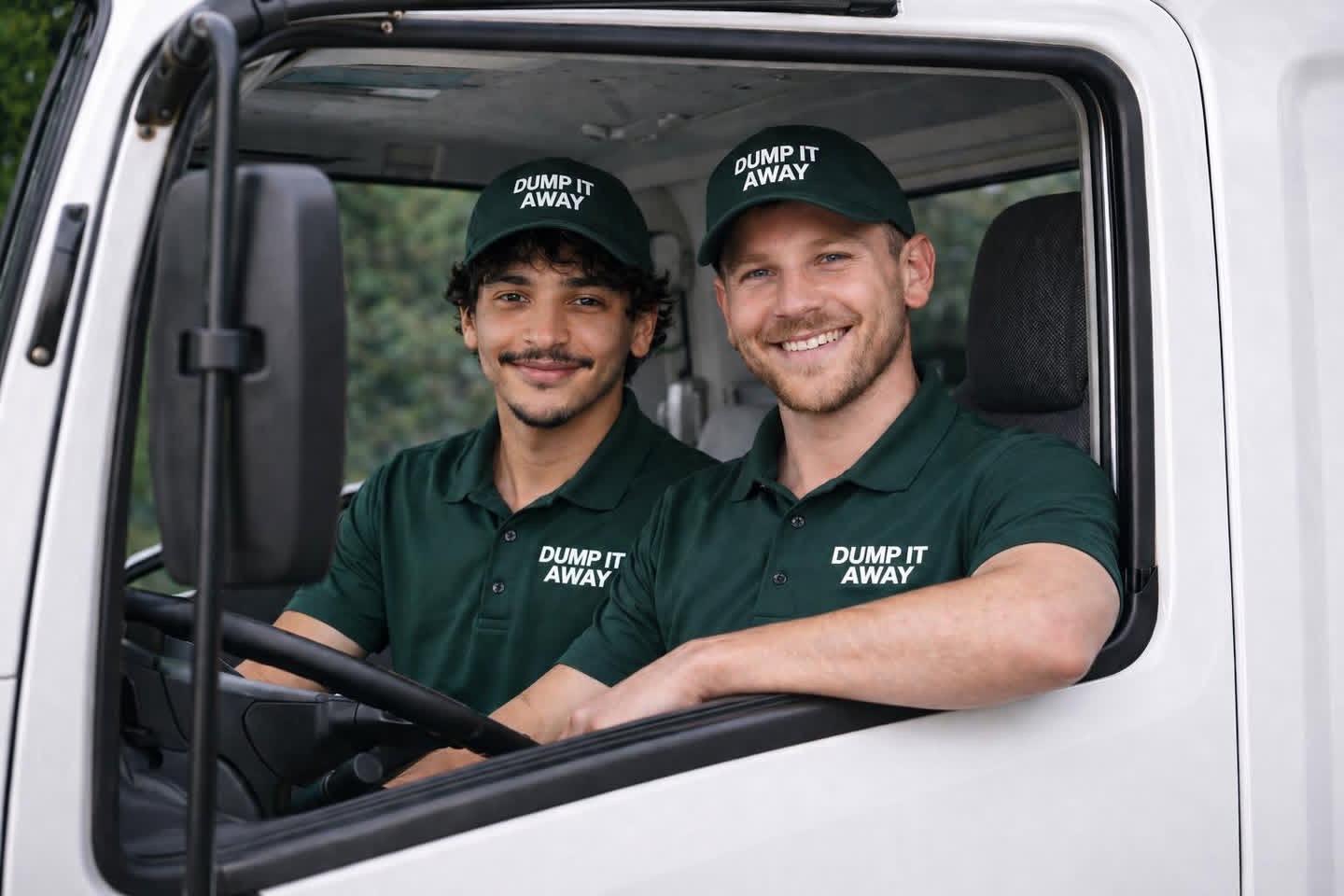 Dump It Away crew loading a van in San Francisco Bay Area