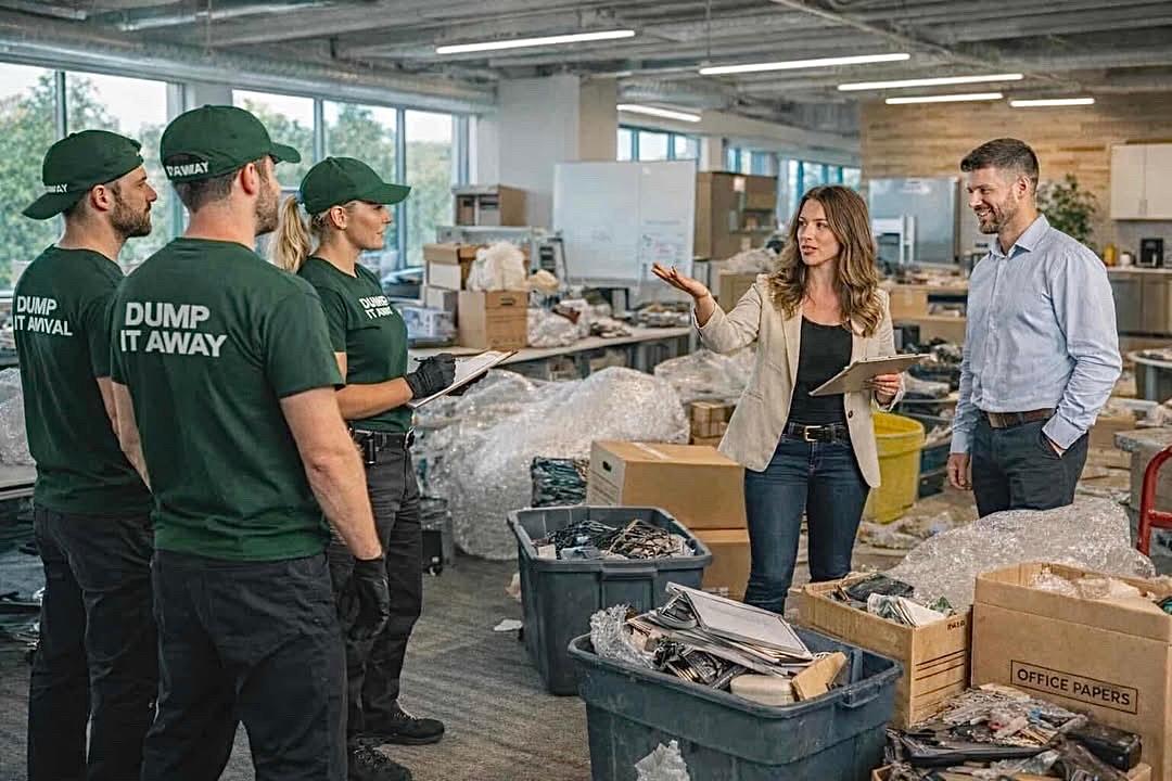 Commercial junk removal — office and retail cleanouts in the Bay Area