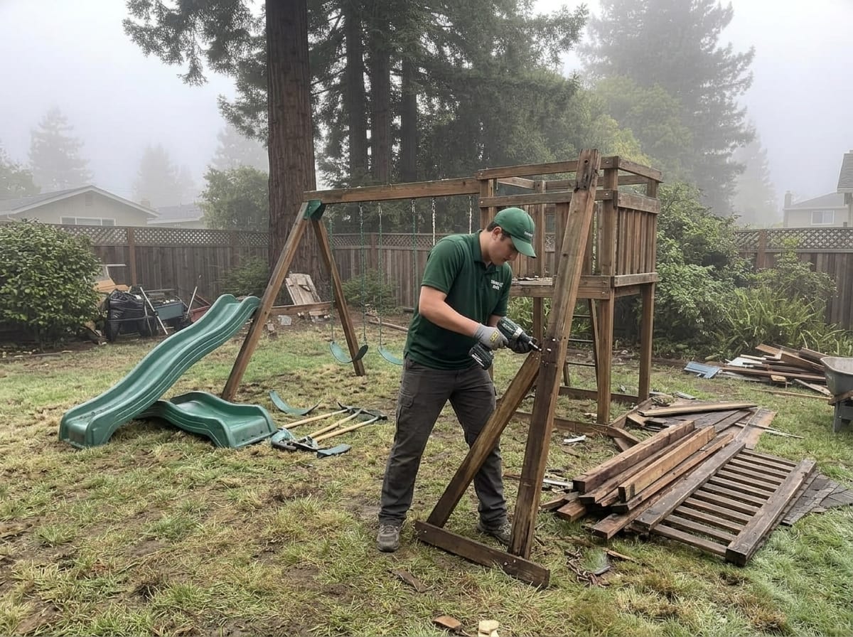 Playset & Swing Set Removal