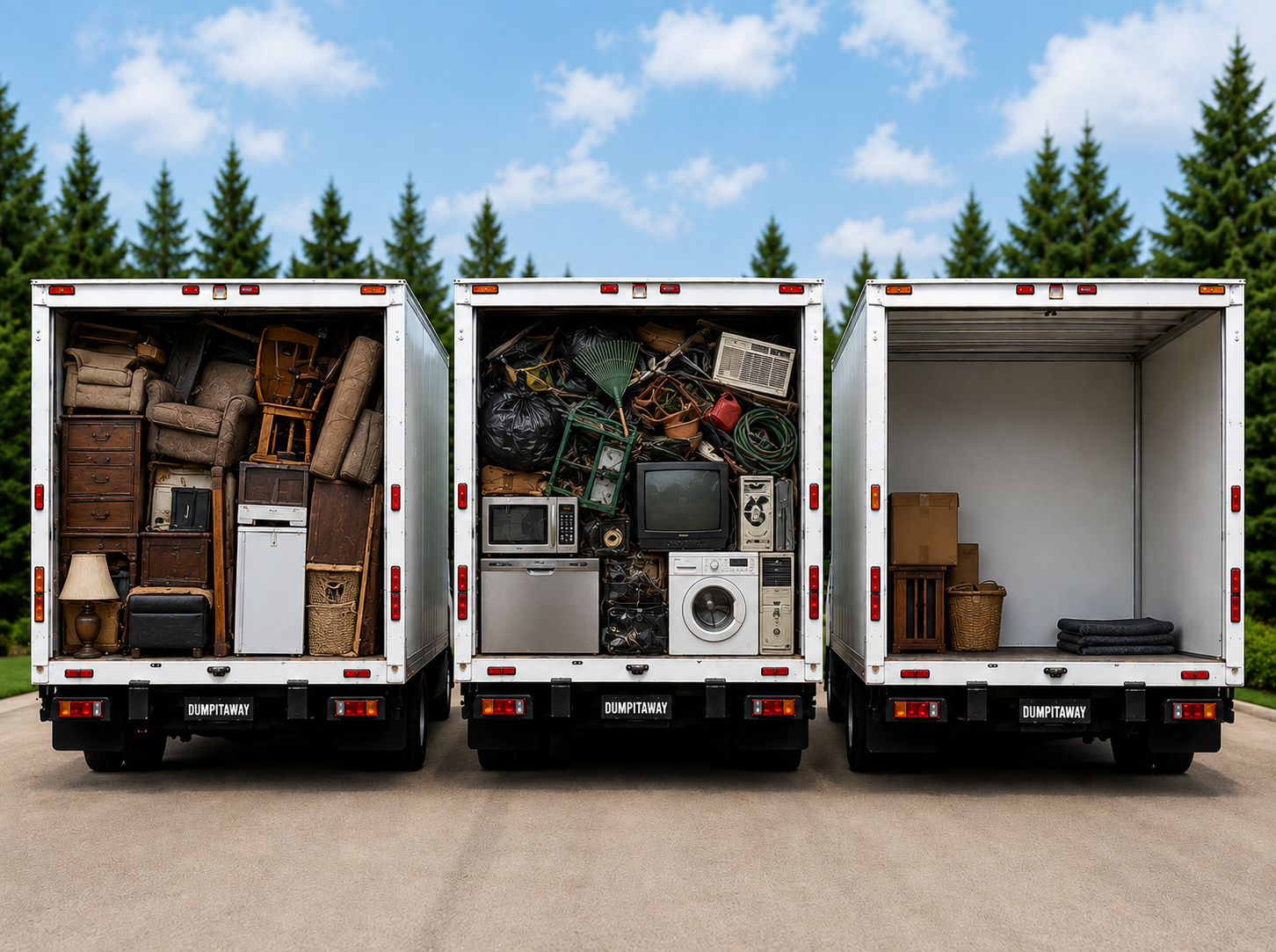 ++Full load (Multi-Load) truck — Dump It Away junk removal